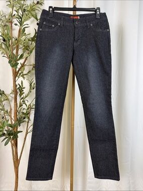 NWT Hip Jeans Women’s Skinny Faded Black Denim Studded Pockets Sz 9 (B7)